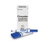 Crayola 12 Count Original Bulk Markers, Blue