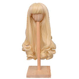 MUZI Wig BJD Doll Wig Light Golden Long Curly Hair Wigs for 1/3 BJD SD Doll Hair Wigs Doll Accessories (02)