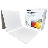 PHOENIX Painting Canvas Panel Boards - 4x4 Inch / 12 Pack - 1/8 Inch Deep Super Value Pack for Oil & Acrylic Paint