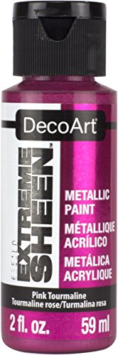 DecoArt DPM15-30 Extreme Sheen 2 Oz Paint, Pink Tourmaline Extreme Sheen Paint