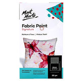 Mont Marte Signature Fabric Paint, 20pc x 0.7oz (20ml), Suitable for DIY Fashion and Homewares