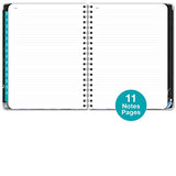 HARDCOVER Academic Year 2023-2024 Planner: (June 2023 Through July 2024) 8.5"x11" Daily Weekly Monthly Planner Yearly Agenda. Bookmark, Pocket Folder and Sticky Note Set (Midnight Butterfly)