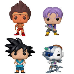 Funko Animation: POP! Dragon Ball Z Collectors Set 3 - Training Vegeta, Trunks, Goku BU World, Mecha Frieza