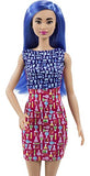 Barbie Scientist Doll (12 inches), Blue Hair, Color Block Dress, Lab Coat & Flats, Microscope Accessory, Great Gift for Ages 3 Years Old & Up