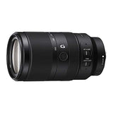 Sony E 70-350mm F4.5-6.3 G OSS Lens with Software Suite, Cleaning Kit, and 64GB SD Card Bundle (4 Items)