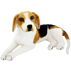 JESONN Giant Realistic Stuffed Animals Beagle Dog Plush Toys,21.6" or 55CM,1PC