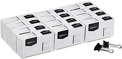 AmazonBasics Binder Clips - Small, 12 per Pack, 12-Pack