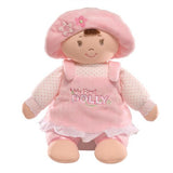 GUND My First Dolly Stuffed Brunette Doll Plush, 13"