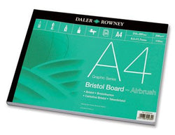 Daler-Rowney : A4 DR Bristol Board Pad 250gsm - 20 Sheets