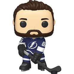 Funko Nikita Kucherov [Tampa Bay Lightning]: Pop! Hockey Vinyl Figure & 1 Compatible Graphic Protector Bundle (054 - 44114 - B)