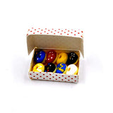Togudot 1:12 Miniature Food Donut Box Simulation Colorful Dollhouse Mini Kitchen Decoration Accessories