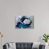 Cerulean Waters Canvas Wall Art Print, 48"x32"x1.25"