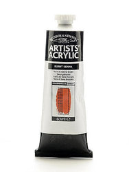 Winsor & Newton Artists' Acrylic Colours burnt sienna 60 ml 74 [PACK OF 2 ]
