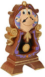 Disney Traditions by Jim Shore “Beauty and the Beast” Cogsworth Stone Resin Figurine, 4.25”