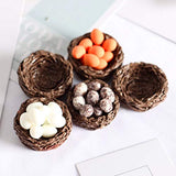 BullkerDirect Miniature Dollhouse Models DIY Decor Doll House Kit Simulation Natural Scene Mini Bird Nest Egg Model 1/12 Dollhouse Accessories C