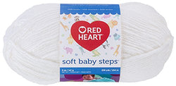 RED HEART Soft Baby Steps Yarn, White