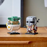 LEGO BrickHeadz Star Wars The Mandalorian & The Child 75317 Building Kit, Toy for Kids and Any Star Wars Fan Featuring Buildable The Mandalorian and The Child Figures (295 Pieces)