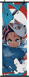 Anime Poster Scroll of Tanjiro Kamado for Home Decor,15.7x39.3inch(40x100cm)