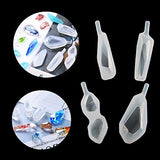 Suhome Crystal Resin Molds,15 PCS Silicone Molds for Resin, Pendulum Resin Pendant Molds for Making Necklace, UV Resin