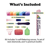 The Kiss XL 5D Paint With Diamonds Full Kit with Free Premium Diamond Pen - 60x40cm Full Canvas Square Drill DIY Diamond Painting Kit Plus Full Toolkit