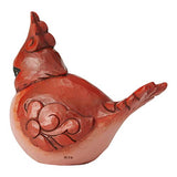 Enesco Jim Shore Heartwood Creek Luck in The Air Cardinal Bird Figurine, 4.49 Inch, Red