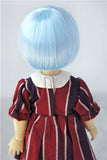 Doll Wigs Only !JD256 6-7inch 16-18CM Short BOBO Doll Wigs 1/6 YOSD Synthetic Mohair BJD Hair 8 Colors Available (Pale Blue)