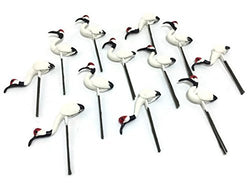 Mr_air_thai_Miniature Lot of 12 Miniature Bird Fairy Garden Supplies Animal Bittern Bird Figurine Furniture Dollhouse GD#022