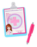 Sophia's 18 Inch Doll Sized Medical Bag & Doll Accessories | Dr Nurse Doll Set of Stethoscope, X-Rays, Syringe, Clipboard, Pen & Doctor Bag - 18 inch Dolls, Perfect for American Girl Dolls & More!