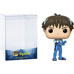 Shinji Ikari: Funk o Pop! Animation Vinyl Figure Bundle with 1 Compatible 'ToysDiva' Graphic Protector (744 - 45118 - B)