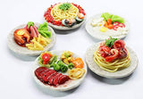 ThaiHonest Mixed 5 Assorted Spaghetti and Steak Dollhouse Miniature Food,Tiny Food
