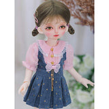 YILIAN 1/6 BJD Doll 27 cm 10.3 Inch Ball Jointed SD Dolls 100% Handmade Doll with Clothing + Shoes + Wig + Makeup, for Child Gift