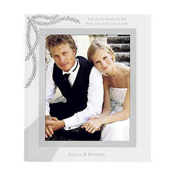 Things Remembered Personalized Athena Wedding 8x10 Portrait Frame with Engraving Included
