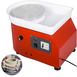 Mophorn Pottery Wheel 25cm Pottery Forming Machine with ABS Basin Electric Pottery Wheel 280W 110V for Ceramic Work Clay Art Craft