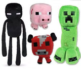 XSLWAN Creeper Plush Toys ，Baby Pig，Baby Mooshroom Plushand Enderman Game Plush Stuffed Toys for GIF