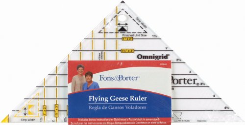 Fons & Porter Super Flying  Geese Triangle Ruler