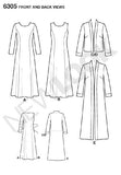 New Look Sewing Pattern 6305 Misses Dresses, Size A (10-12-14-16-18-20-22)