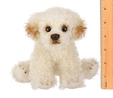 Bearington Lil' Bisquit Plush Labradoodle Stuffed Animal Puppy Dog, 6.5 Inch