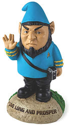BigMouth Inc Officially Licensed Star Trek Spock Gnome Statue, Funny Lawn Gnome Statue, Garden Decoration