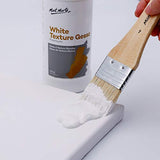Mont Marte Premium White Texture Gesso 16.9oz (500ml), Suitable for Acrylic Paint, Oil Paint, Color Pencils, Pastels, Graphite and Charcoal