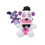 YLEAFUN Five Nights Plushies Plush Figure Toys Sets-Sister Location,Gifts for Five Nights Game Fans 7Inch Plush Toy - Stuffed Toys Dolls - Kids Gifts Foxy Fazbear Plush Toys