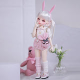 ZDD 1/6 BJD Doll Full Set 11 Inch Ball Jointed Doll with Clothes Socks Shoes Wig Hair Makeup 100% Handmade DIY Toys Best Birthday Gift for Girls