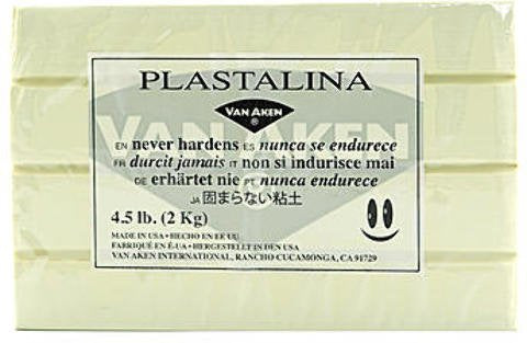 Van Aken Plastalina Modeling Clay (White) 1 pcs sku# 1874715MA