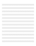 Standard Manuscript Paper: Rose and Teal Foil Teardrops Blank Sheet Music (Notebook for Musicians)