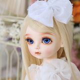 1/4 BJD Doll 39 cm 15.4Inch Ball Jointed SD Dolls Children's Creative Toys with Clothes Outfit Shoes Wig Hair Makeup, Girl Lovers