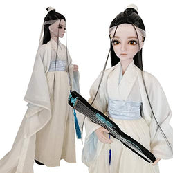 EVA BJD LanWangJi 1/3 59cm Doll The Untamed Chinese Drama Ball Jointed Dolls Full Set (LAN Wang Ji)