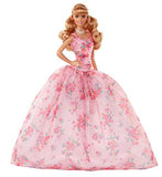 Barbie Collector: Birthday Wishes Doll with Blonde Hair, 11.5-Inch, Wearing Floral Gown, with Doll Stand and Certificate of Authenticity, Makes A Great Gift for 6 Year Olds and Up