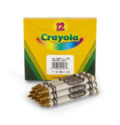 Crayola Bulk Crayons Gold, Pack of 12