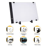 A4 Ultra-Thin Light Board for Diamond Painting, Eyesight-Protected Led Light Box, USB Powered Light Pad with Adjustable Brightness