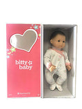 American Girl - Bitty Baby Doll Light Skin Brown Hair Green Eyes BB9