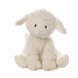 Baby GUND Lena Lamb Jesus Loves Me Musical Stuffed Animal Plush, White, 10"
